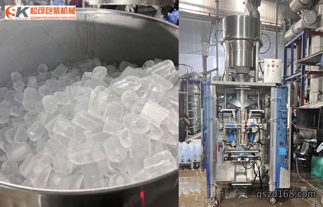 全自动冰块包装机1-5公斤量杯转盘图片
