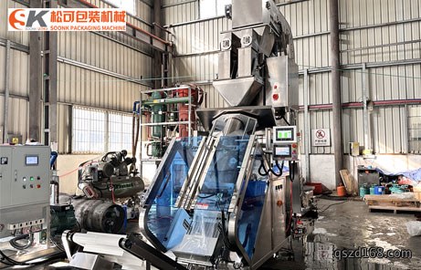 全自动3-10公斤管冰冰块包装机客户案例 
